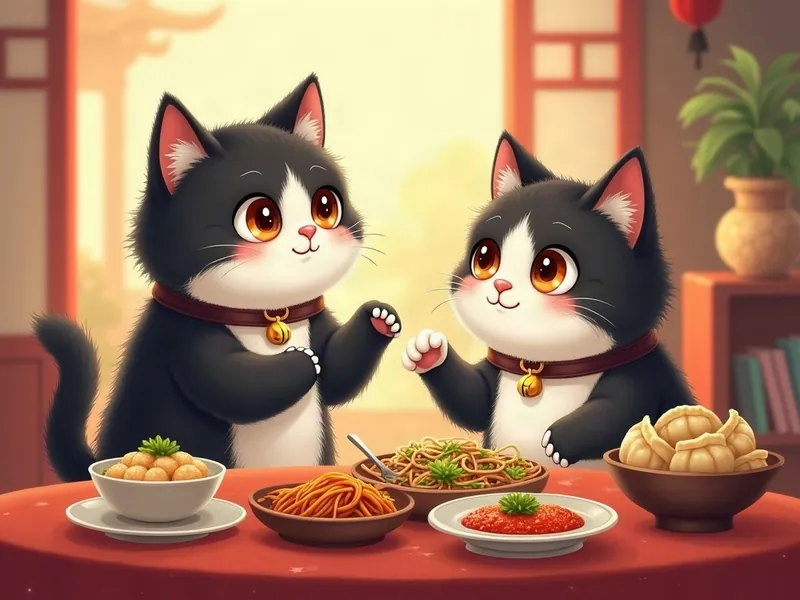Tranh minh hoạ bài 18: Bữa ăn, món ngon & lời mời